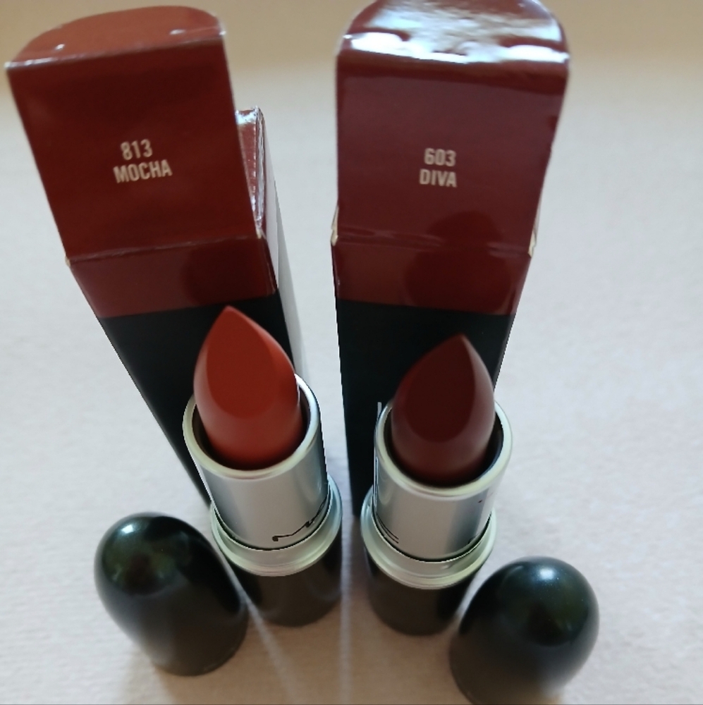 MAC Cosmetics Lipstick Set - Mocha and Matte Diva